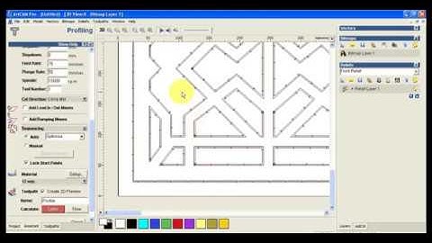 How to creat Outside toolpath artcam