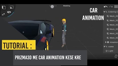 PRIZMA3D CAR ANIMATION TUTORIAL #prizma3d #caranimation #3danimation