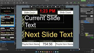 ProPresenter - Stage Screen Design