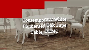 Jupe Ding Table, Expandable Round Dining Table for 6 to 10 People