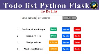 How to make a Todo App with Python Flask