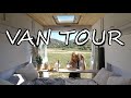 Van Tour | hidden SHOWER | Solo Female Van Build for Full-Time Van Life