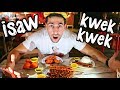 GIANT KWEK KWEK, ISAW! Filipino StreetFood How GOOD is it?!!