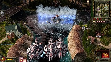 Red Alert 3 , 3v3 vs Brutal Ai Using MODS , Compstomp , LIVE HD