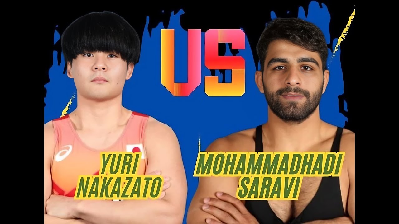 فینال کشتی هادی ساروی مقابل حریف ژاپنی در قهرمانی آسیا 2025 – اردن