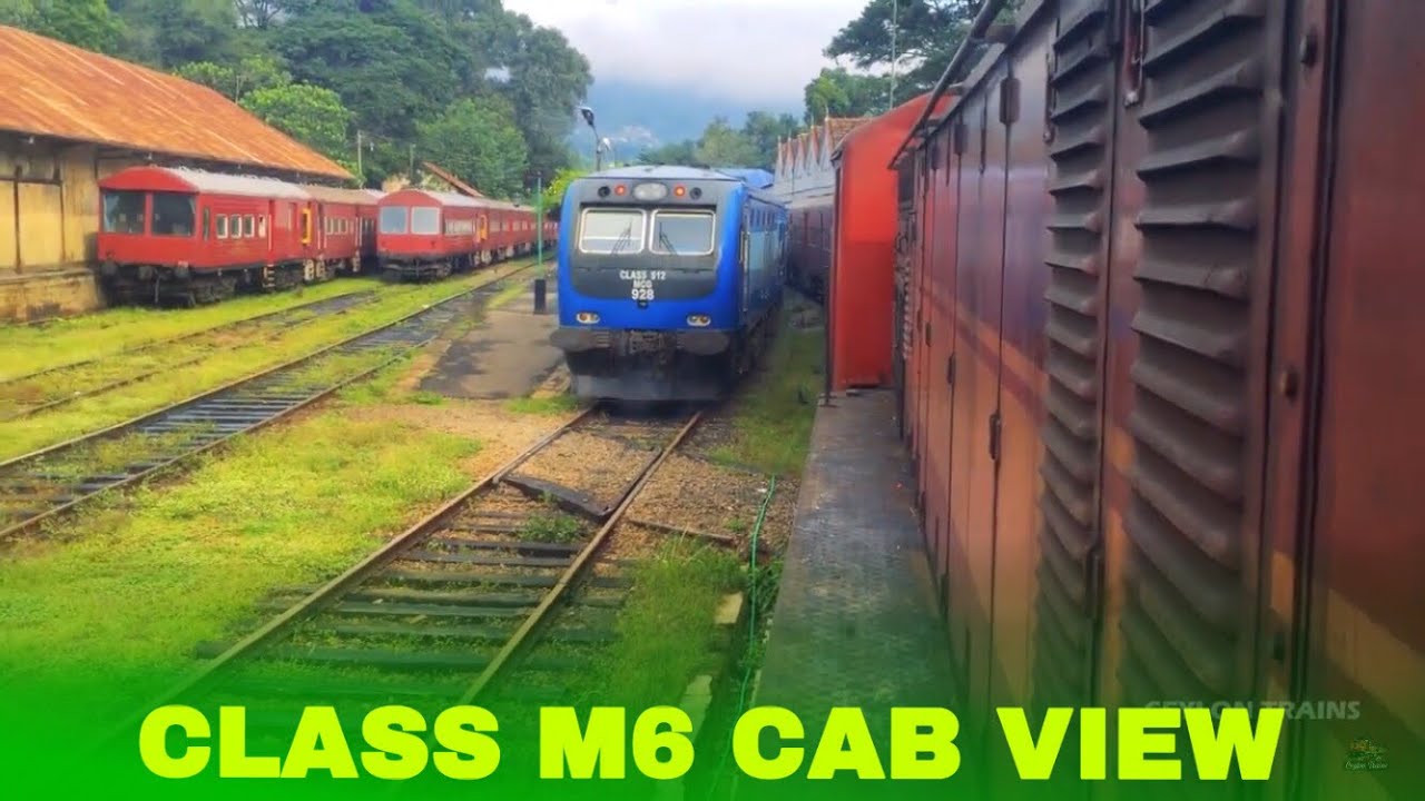 Class M6 788 Shunting at Badulla Railway station | M6 Cab View