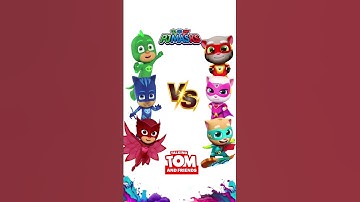 Talking Tom Hero Dash VS PJ Masks #shorts #talkingtomherodash #pjmasks