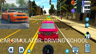 Car Simulator: Driving School car simulator driving school game gameplay screenshot 1