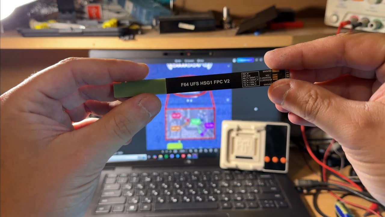 Testing FLASH64 ISP flex cable V2. Unlocking FRP on Moto G85