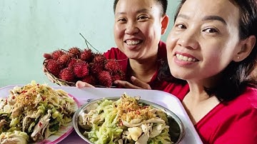 Gà trộn gỏi Dọc Mùng món ngon dân dã  cực đỉnh/TGTB 68