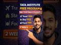 FREE TATA Institute Program 😳 | Travel, Stay & Food FREE 💥 | Only for Female Students