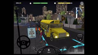 Bus Pro 17 School Bus Gameplay Ipad screenshot 2