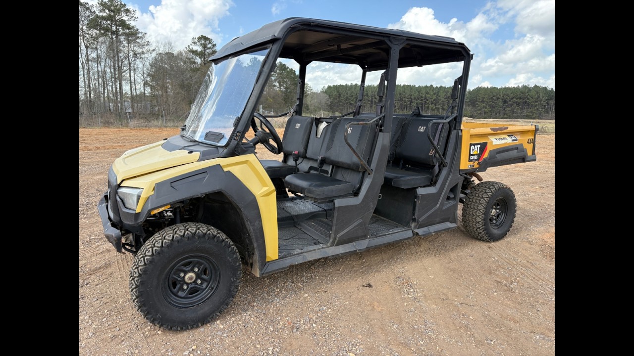 2020 Caterpillar CUV85 4 Door 4x4 UTV (1,090 Hours) - YouTube