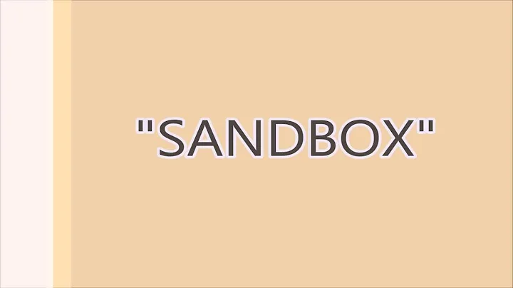 "Sandbox" - Steven Conde (Lyrics Video)