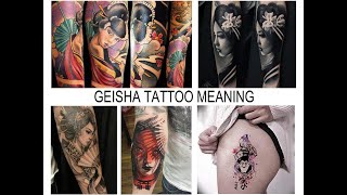 GEISHA TATTOO MEANING - Facts and photos for tattoovalue.net