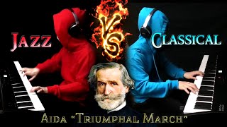 Epic Piano Battle - Aida Triumphal March Clical Vs. Jazz