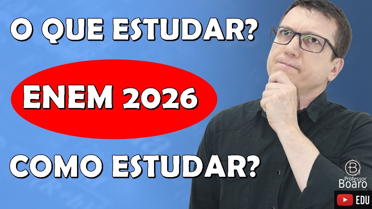 ENEM 2026 | O QUE E COMO ESTUDAR PARA A PROVA DE FÍSICA | ENEM 2026 ...