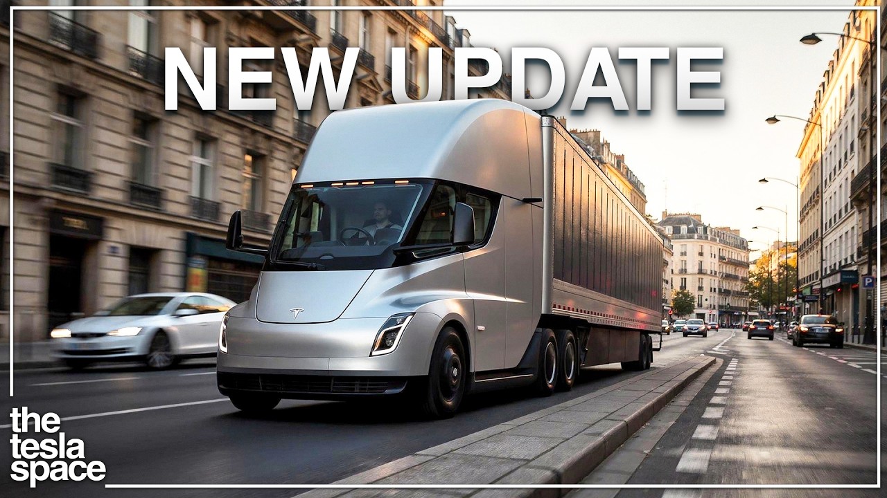 Elon Musk Reveals Major New Tesla Semi Update!