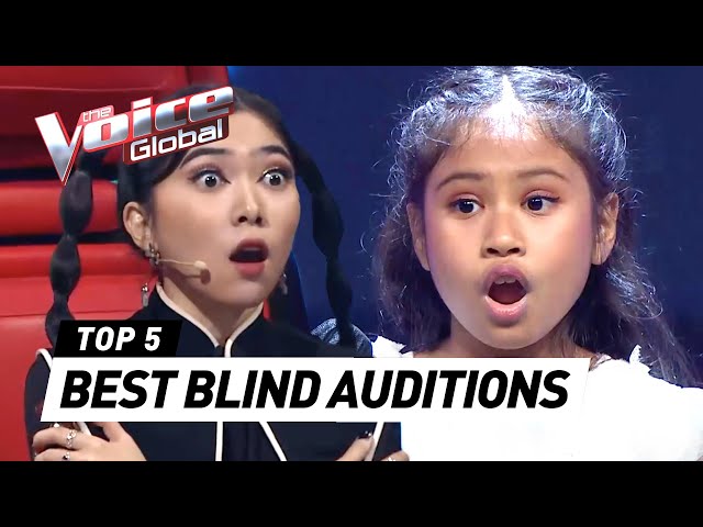 BEST BLIND AUDITIONS of The Voice Kids Indonesia 2021 class=