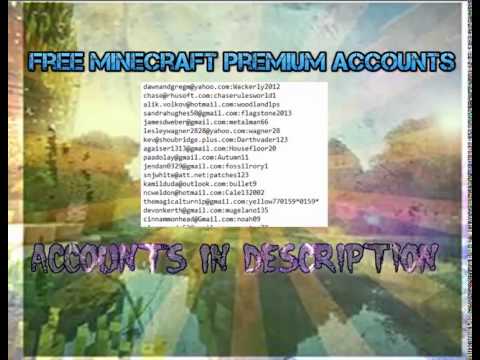 Minecraft Premium Account List 2014 February