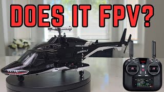 RC AirWolf Helicopter - GPS + LiDAR + Optical Flow Sensor - FPV Test | EngineDIY