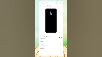 Realme 7 pro Always on display setup || #shorts