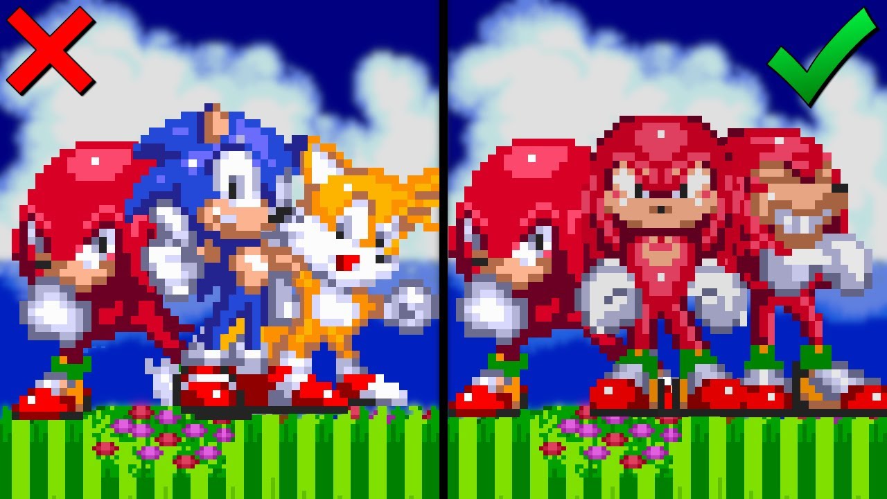 Sonic 2 But Everything Is Knuckles - YouTube