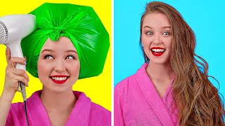 CLEVERE UND EINFACHE HACKS FÜR MÄDCHEN || Coole Haar- und Make-up-Ideen für Mädchen von 123 GO!
