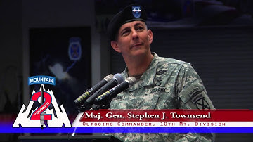 10th Mountain Division Change of Command