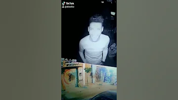 لحظه ظهور الجن علي شخص في الكاميرات وغرب رد فعلا 