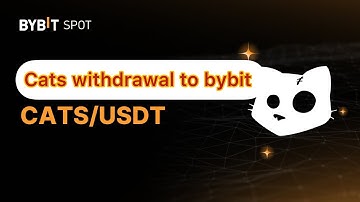 How to withdraw/deposit your #cats AIRDROP to bybit.