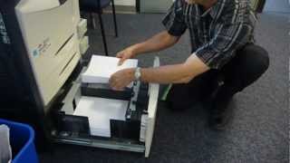 Adding paper to a printer