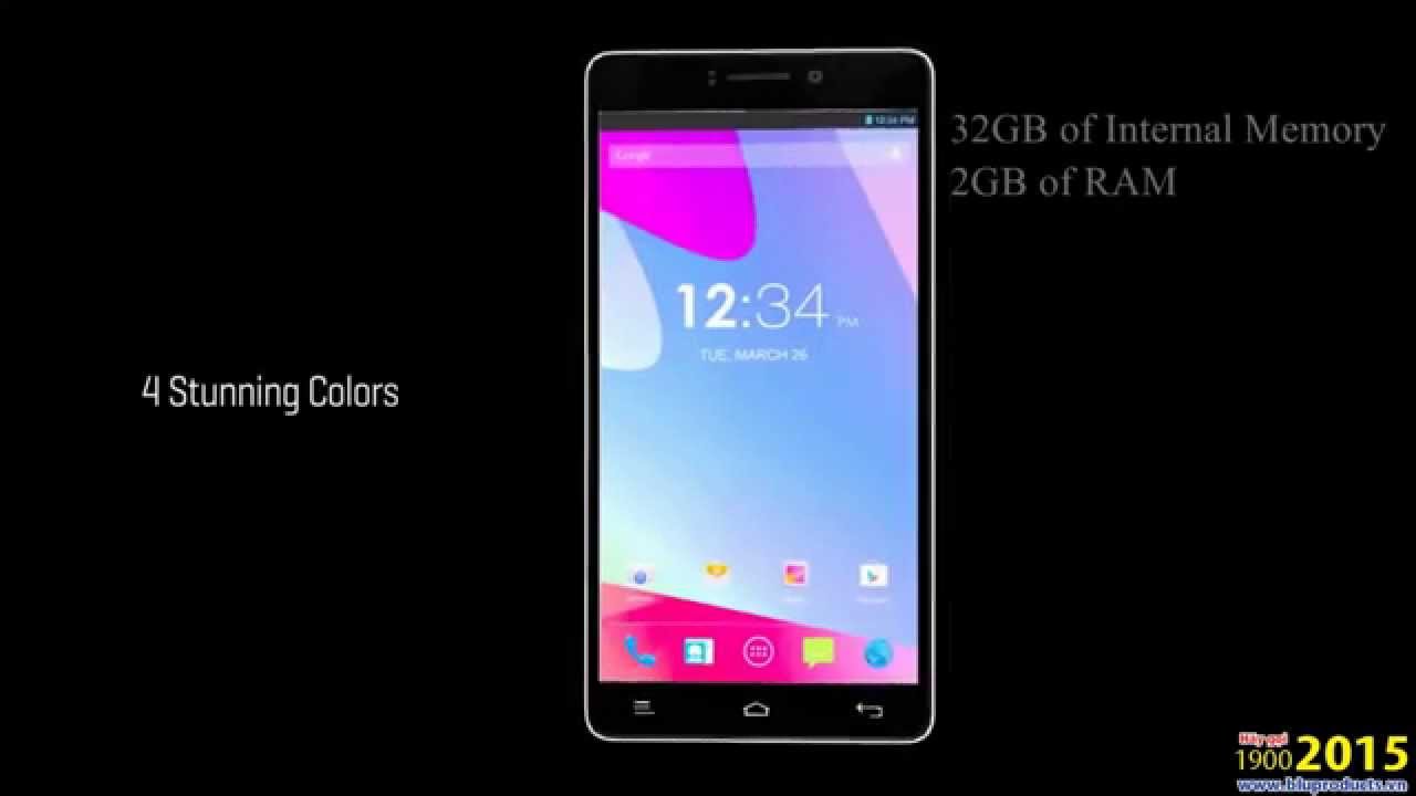 Ra mắt Blu Vivo IV 4.8 HD ram 2GB thiết kế bắt mắt