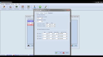 AMG Time And Attendance system video tutorial: Pay Policies (Part 4: Exceptions Tab)