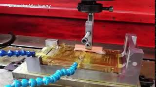 Die sinking EDM machine spark erosion working