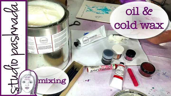 How to mix cold wax with oil paints for smooth or ...