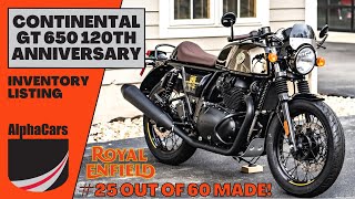 Come See the Royal Enfield Continental GT 650 120th Anniversary at our Open House!