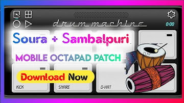 Sambalpuri Patch editing mobile Octapad | Sambalpuri Cg Patch downnload mobile Octapad Soura patch
