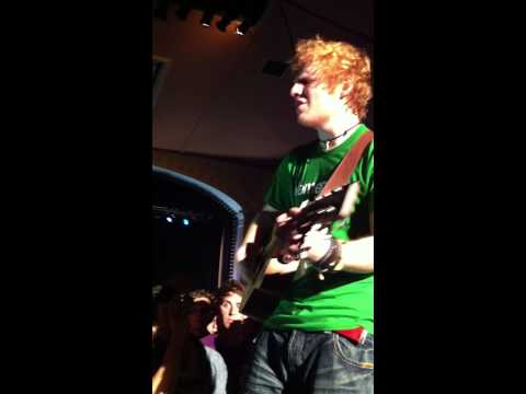 Ed Sheeran 'Skinny Love' acoustic cover Falmouth