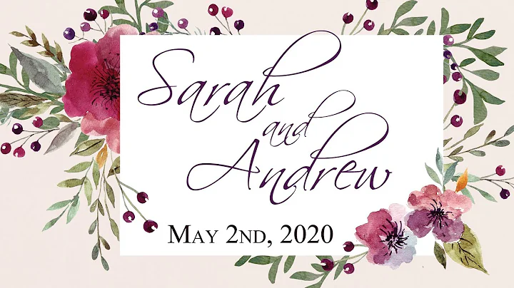Andrew and Sarah Hancocks wedding and interview