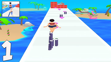 Dancing Heels - Gameplay All Levels 1-2 Part 1 (Android/IOS)