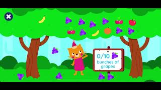 Numeracy : Fruits Part 31 | Classification : Food  Part 5 |  Play and  Learn  English Games For Kids