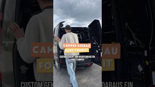 Ford Transit Custom Zum Angelcamper Ausbauen
