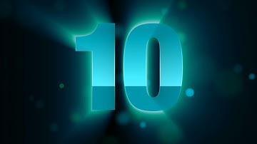 10 Seconds Particle Countdown | Timer no Copyright