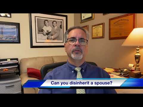 Can you disinherit your spouse?