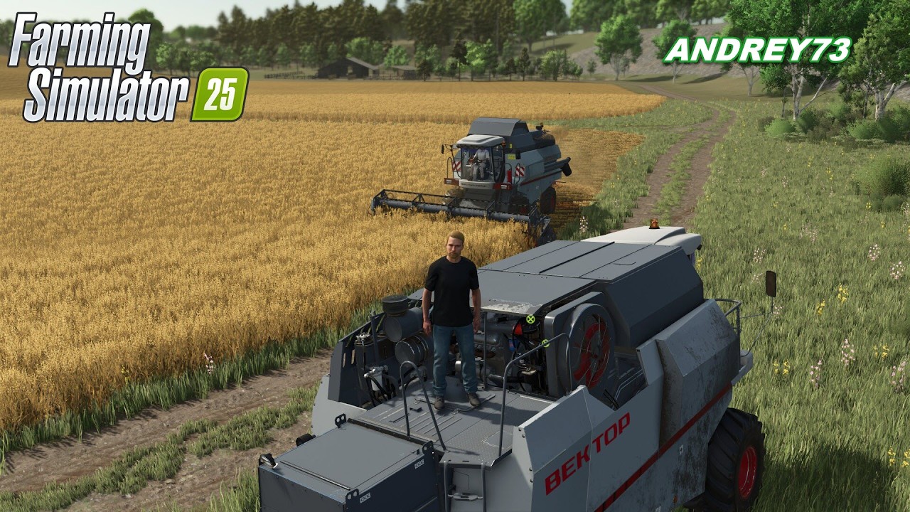 Farming Simulator 25/ СЕЛО ЛУГОВОЕ/ №52/УБОРОЧНАЯ/ Овёс, пшеница и рапс