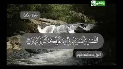 الشيخ محمد احمد شبيب /  سورة ابراهيم  / كروان الاذاعة  /  #تغريدات_شبيب