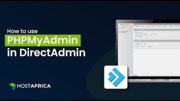 How to use phpMyAdmin in DirectAdmin
