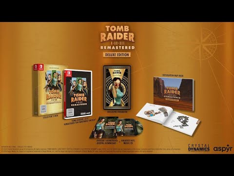 Tomb Raider 1-3 Remastered Deluxe Edition Nintendo Switch