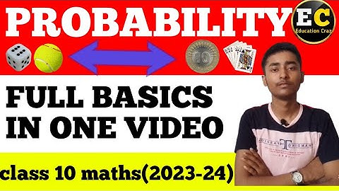 Probability class 10|class 10th maths chapter 15|probability 2024